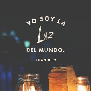 Juan 8:12 - Una vez más Jesús se dirigió a la gente y dijo:
—Yo soy la luz del mundo. El que me sigue no andará en oscuridad, sino que tendrá la luz de la vida.