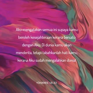 YOHANES 16:33 BM