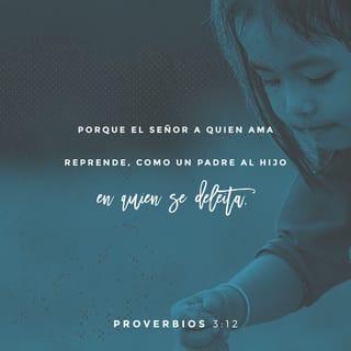 Proverbios 3:11-12 - Querido jovencito,
no rechaces la instrucción de Dios
ni te enojes cuando te reprenda.
Porque Dios corrige a quienes ama,
como corrige un padre a sus hijos.