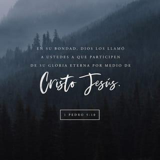 1 Pedro 5:10 - Y después de que hayáis sufrido un poco de tiempo, el Dios de toda gracia, que os llamó a su gloria eterna en Cristo, Él mismo os perfeccionará, afirmará, fortalecerá y establecerá.