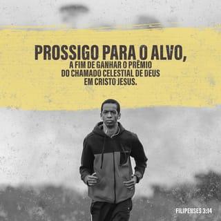 Filipenses 3:13-14 - Irmãos, quanto a mim, não julgo havê-lo alcançado, mas uma coisa faço: esquecendo-me das coisas que ficam para trás e avançando para as que estão diante de mim, prossigo para o alvo, para o prêmio da soberana vocação de Deus em Cristo Jesus.