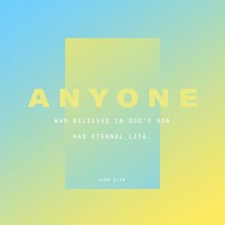 John 3:36 - Whoever believes in the Son has eternal life, but whoever rejects the Son will not see life, for God’s wrath remains on them.