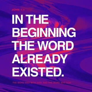 John 1:1-31 - In the beginning the Word already existed.
The Word was with God,
and the Word was God.
He existed in the beginning with God.
God created everything through him,
and nothing was created except through him.
The Word gave life to everything that was created,
and his life brought light to everyone.
The light shines in the darkness,
and the darkness can never extinguish it.

God sent a man, John the Baptist, to tell about the light so that everyone might believe because of his testimony. John himself was not the light; he was simply a witness to tell about the light. The one who is the true light, who gives light to everyone, was coming into the world.
He came into the very world he created, but the world didn’t recognize him. He came to his own people, and even they rejected him. But to all who believed him and accepted him, he gave the right to become children of God. They are reborn—not with a physical birth resulting from human passion or plan, but a birth that comes from God.
So the Word became human and made his home among us. He was full of unfailing love and faithfulness. And we have seen his glory, the glory of the Father’s one and only Son.
John testified about him when he shouted to the crowds, “This is the one I was talking about when I said, ‘Someone is coming after me who is far greater than I am, for he existed long before me.’”
From his abundance we have all received one gracious blessing after another. For the law was given through Moses, but God’s unfailing love and faithfulness came through Jesus Christ. No one has ever seen God. But the unique One, who is himself God, is near to the Father’s heart. He has revealed God to us.

This was John’s testimony when the Jewish leaders sent priests and Temple assistants from Jerusalem to ask John, “Who are you?” He came right out and said, “I am not the Messiah.”
“Well then, who are you?” they asked. “Are you Elijah?”
“No,” he replied.
“Are you the Prophet we are expecting?”
“No.”
“Then who are you? We need an answer for those who sent us. What do you have to say about yourself?”
John replied in the words of the prophet Isaiah:

“I am a voice shouting in the wilderness,
‘Clear the way for the LORD’s coming!’”

Then the Pharisees who had been sent asked him, “If you aren’t the Messiah or Elijah or the Prophet, what right do you have to baptize?”
John told them, “I baptize with water, but right here in the crowd is someone you do not recognize. Though his ministry follows mine, I’m not even worthy to be his slave and untie the straps of his sandal.”
This encounter took place in Bethany, an area east of the Jordan River, where John was baptizing.

The next day John saw Jesus coming toward him and said, “Look! The Lamb of God who takes away the sin of the world! He is the one I was talking about when I said, ‘A man is coming after me who is far greater than I am, for he existed long before me.’ I did not recognize him as the Messiah, but I have been baptizing with water so that he might be revealed to Israel.”