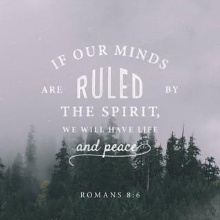 Romans 8:6-8 - For to set the mind on the flesh is death, but to set the mind on the Spirit is life and peace. For the mind that is set on the flesh is hostile to God, for it does not submit to God’s law; indeed, it cannot. Those who are in the flesh cannot please God.