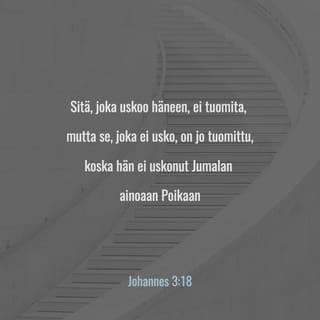 Evankeliumi Johanneksen mukaan 3:18 FB92