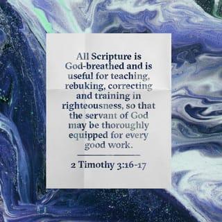 TIMOTHI MƆƐKƐ TIŊDƐ 3:16-17 - Hɔk ma Hɔbatokɛ gbi kɔ hokɔ hiŋg Hɔbatokɛ ni kɔ kɛlɛŋ ha toŋgi ayin, ha hɔl nɔ, ha sɛmi len tiŋtiŋ, ni ha ndum chekin ma Hɔbatokay, chelɛ nɔ Hɔbatokɛ wɔ che pɛ thiŋ, wɔ ye che bɛmpani ha mpanth yegbe gbi.