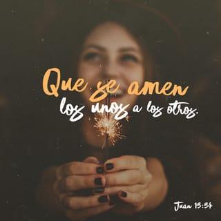 Juan 13:34-35 - »Les doy un mandamiento nuevo: Ámense unos a otros.
»Ustedes deben amarse de la misma manera que yo los amo. Si se aman de verdad, entonces todos sabrán que ustedes son mis seguidores.