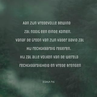 Jesaja 9:6-7-9 - Aan zijn vredevolle bewind zal nooit een einde komen. Vanaf de troon van zijn vader David zal Hij rechtvaardig regeren. Hij zal alle volken van de wereld rechtvaardigheid en vrede brengen. En dit alles zal gebeuren omdat de brandende liefde van de HERE van de hemelse legers zich heeft voorgenomen dit te doen!
De Here heeft gesproken tot het trotse Israël, dat zegt dat het zijn land beter en mooier dan tevoren zal herbouwen, ook al is het nu een puinhoop. De wilde vijgenbomen zijn omgehakt, maar die zullen worden vervangen door ceders!