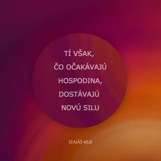 Izaiáš 40:31 SEBDT