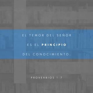 Proverbios 1:7-9 - La sabiduría comienza por honrar al Señor;
los necios desprecian la sabiduría y la instrucción.



Hijo mío, atiende la instrucción de tu padre
y no abandones la enseñanza de tu madre,
pues serán para ti un bello adorno:
como un collar o una corona.