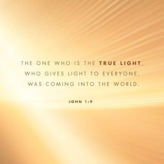 John 1:9-14 - The one who is the true light, who gives light to everyone, was coming into the world.
He came into the very world he created, but the world didn’t recognize him. He came to his own people, and even they rejected him. But to all who believed him and accepted him, he gave the right to become children of God. They are reborn—not with a physical birth resulting from human passion or plan, but a birth that comes from God.
So the Word became human and made his home among us. He was full of unfailing love and faithfulness. And we have seen his glory, the glory of the Father’s one and only Son.