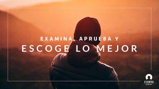 Examina, aprueba y escoge lo mejor Hebreos 5:14 Traducción en Lenguaje Actual