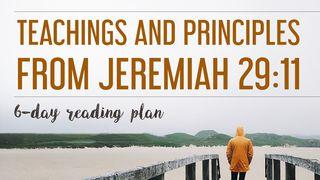 Teachings and Principles from Jeremiah 29:11 Numeri 23:20 NBG-vertaling 1951