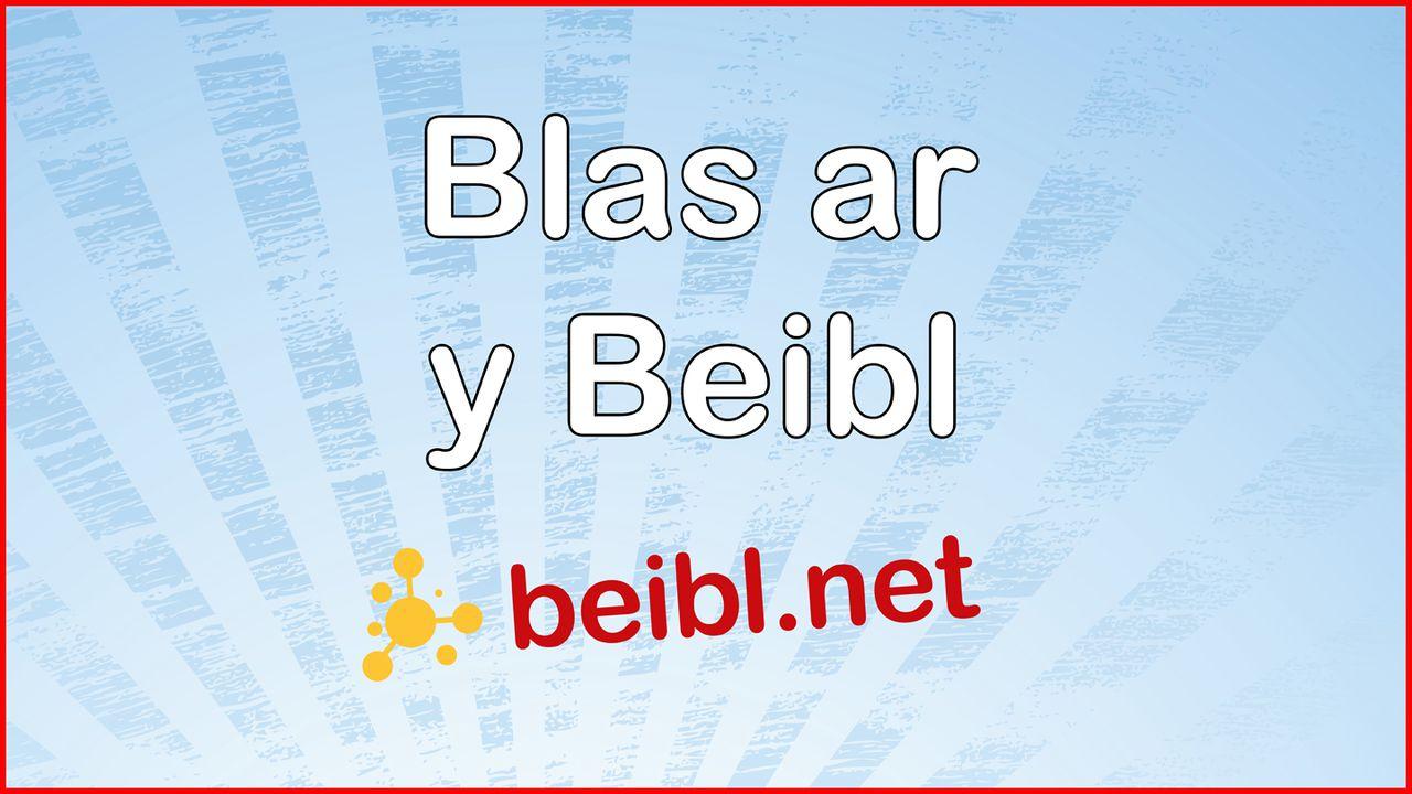 Blas ar y Beibl 1