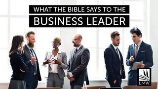 What The Bible Says To The Business Leader Spreuken 11:4 Het Boek