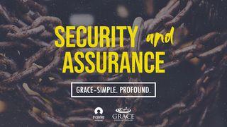 Grace–Simple. Profound. - Security & Assurance  Romanos 5:8 Bíblia Sagrada, Nova Versão Transformadora