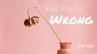 When Things Go Wrong Hebrews 12:10-12 New Living Translation