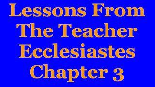 Wisdom Of The Teacher For College Students, Ch. 3 ЭКЛЕЗІЯСТ 3:14 Біблія (пераклад А.Бокуна)