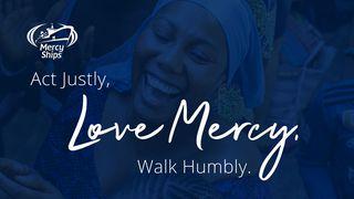 Act Justly, Love Mercy, Walk Humbly Micha 6:8 NBG-vertaling 1951