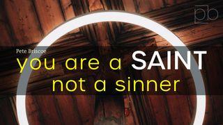 You Are A Saint, Not A Sinner By Pete Briscoe 1 Timothy 1:15 American Standard Version