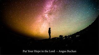 Put Your Hope In The Lord Psalmen 62:7 Het Boek