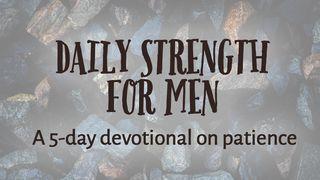 Daily Strength For Men: Patience Psalms 27:13 New Living Translation