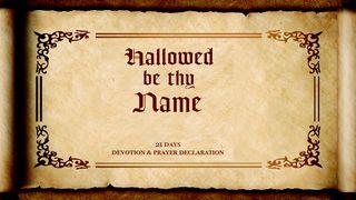 Hallowed Be Thy Name Psalm 90:1 Herziene Statenvertaling