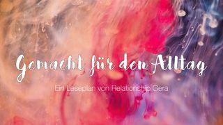 Gemacht für den Alltag Matthäus 5:13-16 Die Bibel (Schlachter 2000)