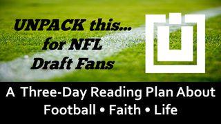 UNPACK This...For NFL Draft Fans List św. Pawła do Efezjan 1:3 Biblia Warszawska 1975