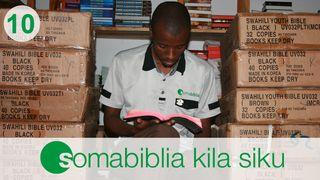 Soma Biblia Kila Siku 10 Rum 8:6-8 Maandiko Matakatifu ya Mungu Yaitwayo Biblia