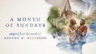 A MONTH OF SUNDAYS  Markus 1:10-11 Riang