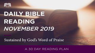 Daily Bible Reading — Sustained By God’s Word Of Praise Psalm 50:16-17 King James Version