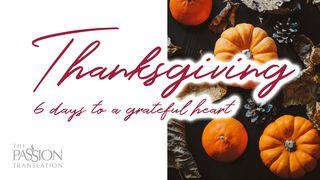 Thanksgiving - 6 Days To A Grateful Heart Psalmen 97:11 Het Boek