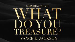  What Do You Treasure? மத்தாயி 6:19-21 Moundadan Chetty