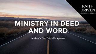 Ministry in Deed and Word 1 Peter 3:15 New Century Version