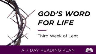 God's Word For Life: Third Week Of Lent 历代志上 16:36 当代译本