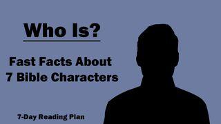 Who Is? Fast Facts about 7 Bible Characters Génesis 17:15 Ñandejara Ñe’ẽ ✟