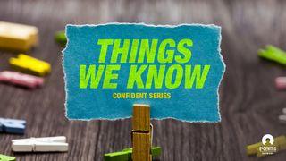 [Confident Series] Confident: Things We Know Luk 8:17 Olulumo