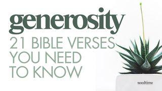 Generosity: 21 Bible Verses You Need to Know Proverbios 28:27 La Biblia de las Américas