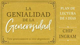 La Genialidad de la Generosidad – Plan de Lectura 瑪竇傳的福音 6:24 李山甫等《新經全書》附注釋