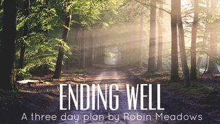 Ending Well 1 Corinthians 9:24-26 English Standard Version Revision 2016