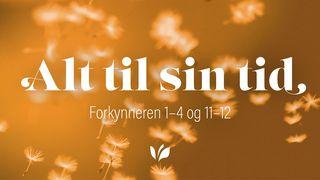 Alt til sin tid Første Mosebok 2:24-25 Bibelen - Guds Ord Hverdagsbibelen (Hermon Forlag)