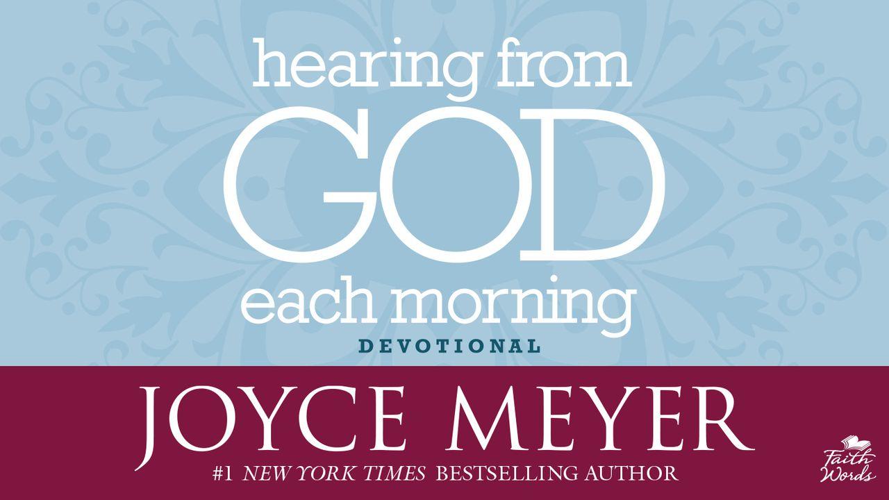 Hør fra Gud hver morgen