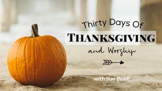 Thirty Days of Thanksgiving and Worship  De Psalmen 149:6 NBG-vertaling 1951