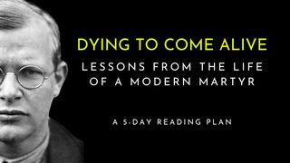 Dying to Come Alive: Lessons from the Life of a Modern Martyr Acts 5:29 New International Version