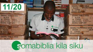 Soma Biblia Kila Siku 11/2020 1 Pet 5:10 Maandiko Matakatifu ya Mungu Yaitwayo Biblia