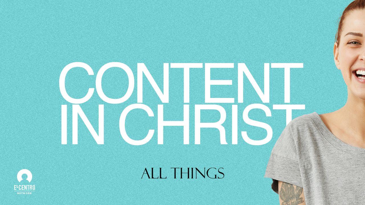 Content in Christ