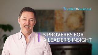 5 Proverbs for a Leader's Insight Spreuken 7:5 Het Boek