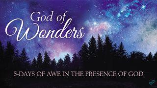 God of Wonders: 5 Days of Awe in the Presence of God Psalms 8:3 New Century Version