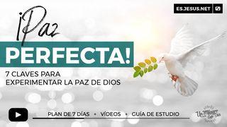 ¡Paz Perfecta! 7 Claves Para Experimentar Paz. John 14:27 New Living Translation